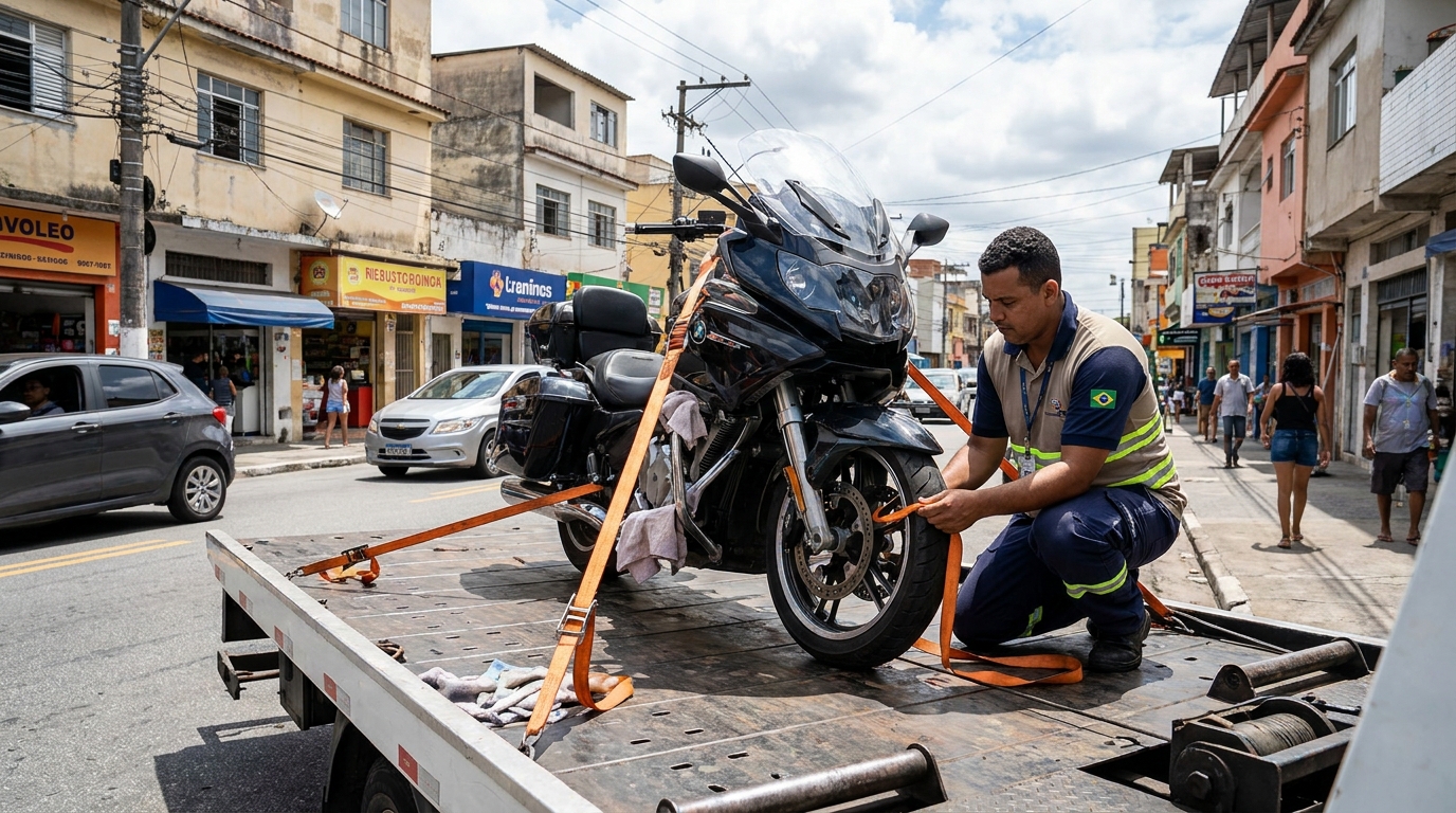 Remoção de Moto em Pane em Campos dos Goytacazes‑RJ